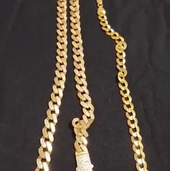 Necklace real gold 14k
